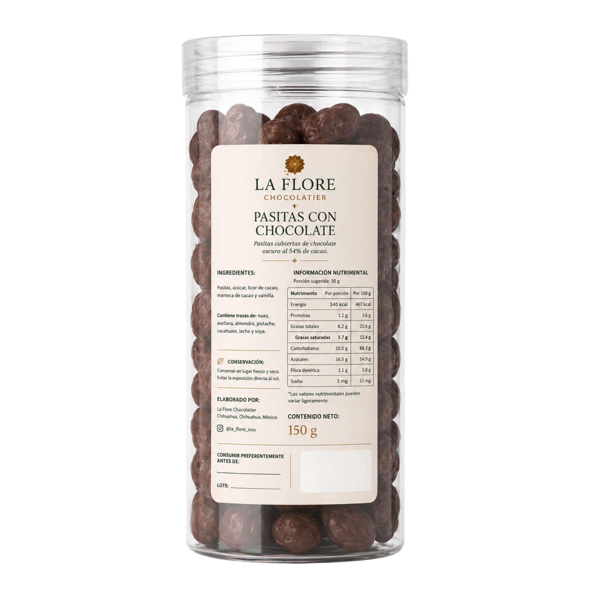 Pasitas con Chocolate (150 g)