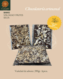 Barks de Frutos Secos (190 g)