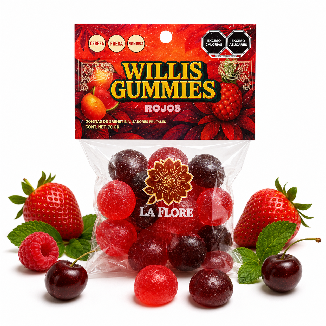 Willis Gummies – Rojos (70 g)