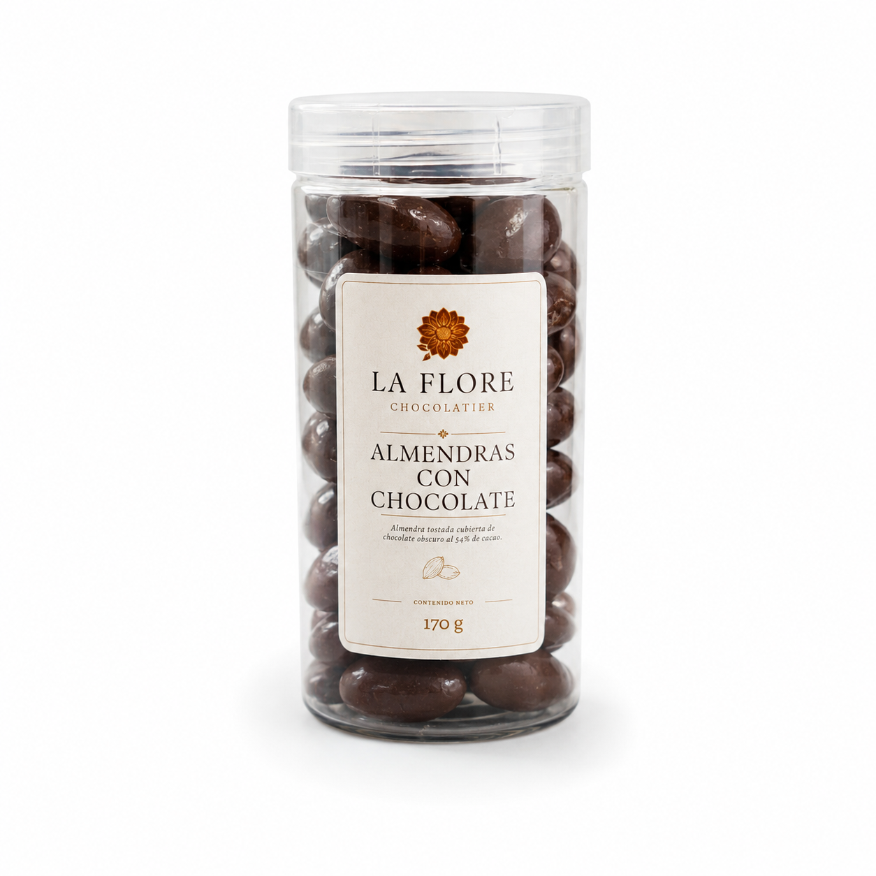 Almendras con Chocolate Oscuro