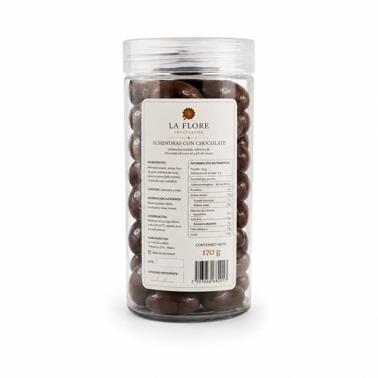 Almendras con Chocolate Oscuro