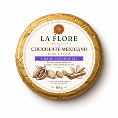 Chocolate de Mesa 100% Cacao — Grado Ceremonial (80 g)