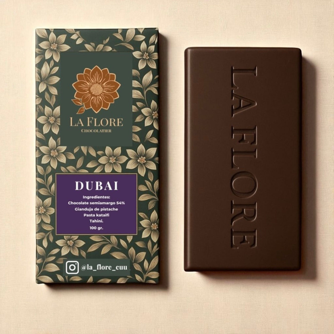 Barra Dubai Oscuro (100 g)