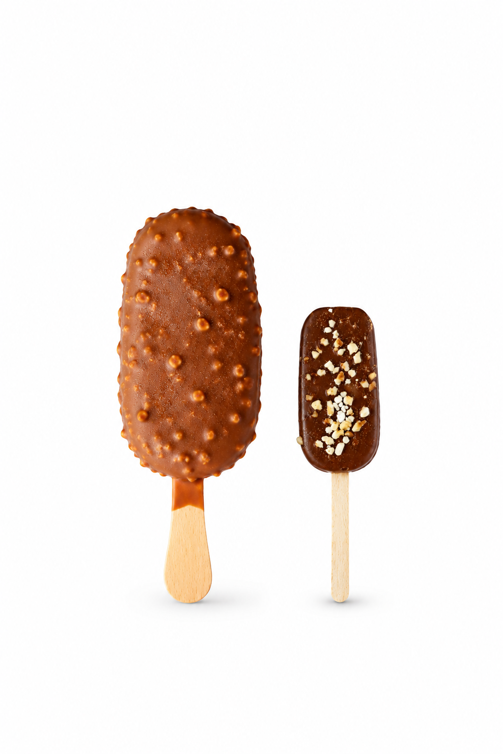 Lissé — paleta de helado de vainilla con cobertura y toppings